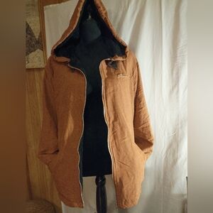 Men's Tan Hooded Jacket